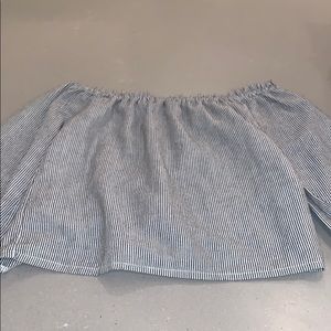 off the shoulder shirt from brandy Melville